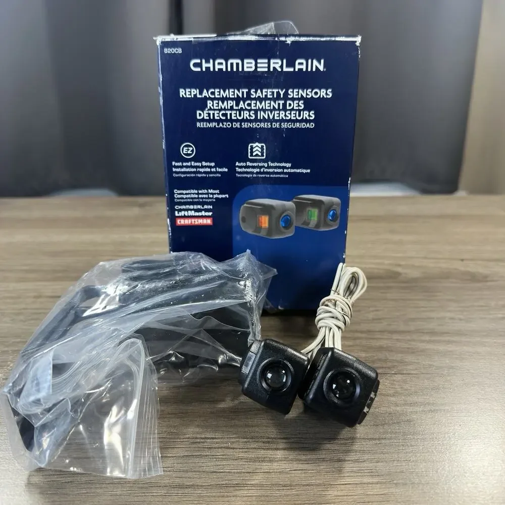 Chamberlain 820CB Garage Safety Sensors Liftmaster Craftsman Compatible
